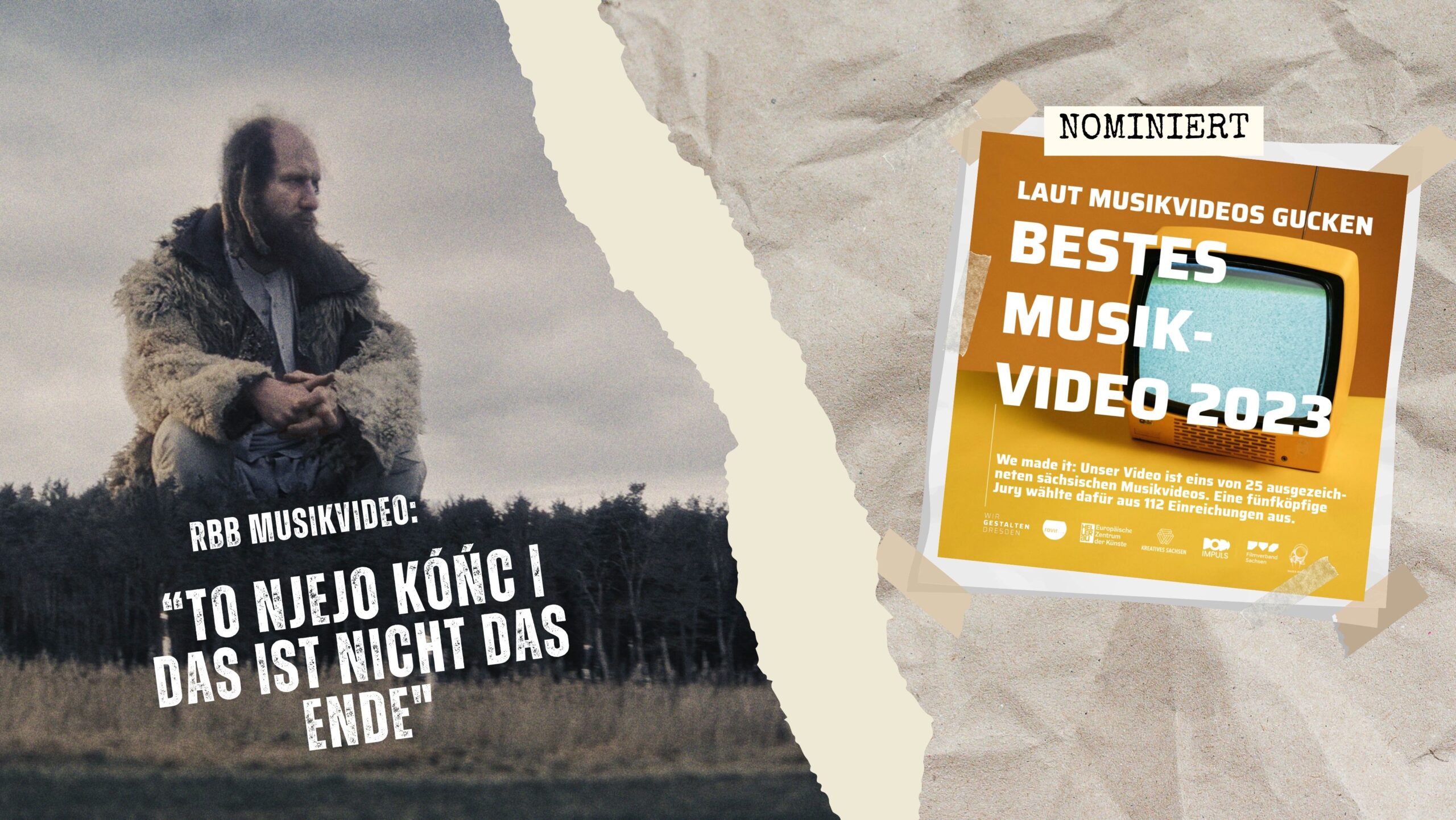 Sorbisches Musikvideo für den “Sächsischen Musikvideopreis 2023” nominiert